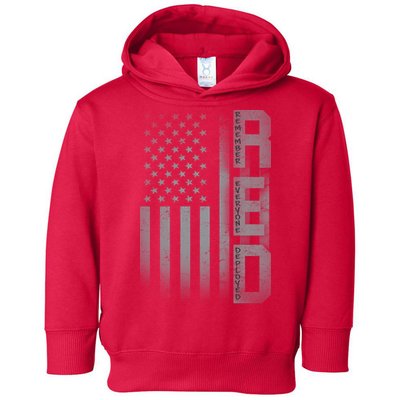 RED Remember Everyone Deployed Toddler Hoodie