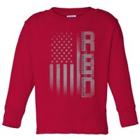 RED Remember Everyone Deployed Toddler Long Sleeve Shirt