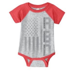 RED Remember Everyone Deployed Infant Baby Jersey Bodysuit