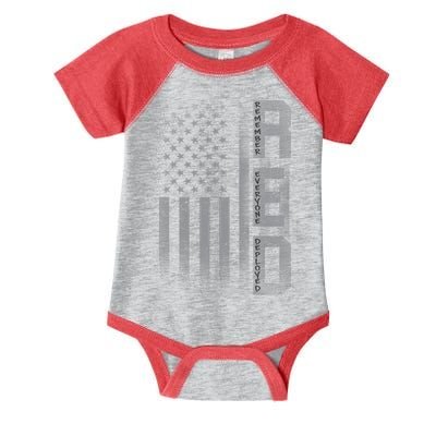 RED Remember Everyone Deployed Infant Baby Jersey Bodysuit