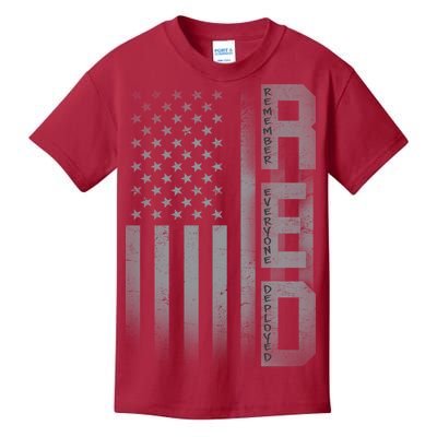 RED Remember Everyone Deployed Kids T-Shirt