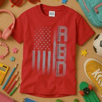 RED Remember Everyone Deployed Kids T-Shirt