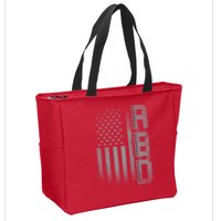 RED Remember Everyone Deployed Zip Tote Bag
