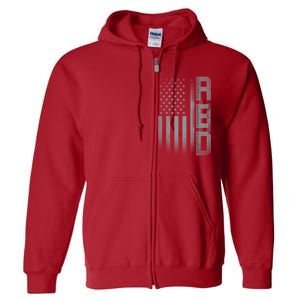 RED Remember Everyone Deployed Full Zip Hoodie