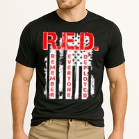 RED Remember Everyone Deployed Distressed Flag Performance Shirt