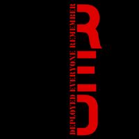RED Remember Everyone Deployed Distressed US Flag 16oz Travel Tumbler