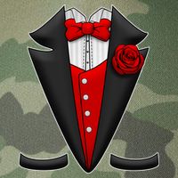 Red Rose Tuxedo Legacy Tie Dye Trucker Hat