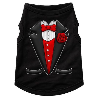 Red Rose Tuxedo Doggie Tank