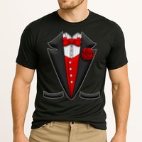 Red Rose Tuxedo Performance Shirt