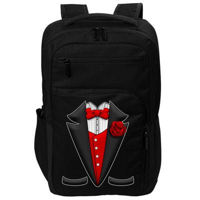 Red Rose Tuxedo Impact Tech Backpack