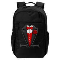 Red Rose Tuxedo Daily Commute Backpack