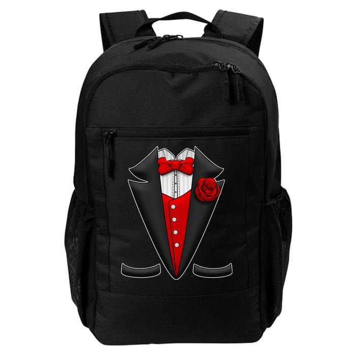 Red Rose Tuxedo Daily Commute Backpack