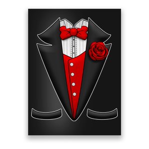 Red Rose Tuxedo Poster