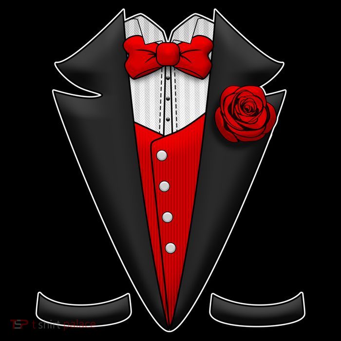Red Rose Tuxedo Poster