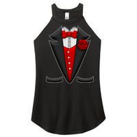 Red Rose Tuxedo Women's Perfect Tri Rocker Tank