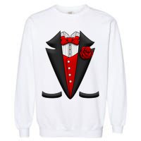 Red Rose Tuxedo Garment-Dyed Sweatshirt