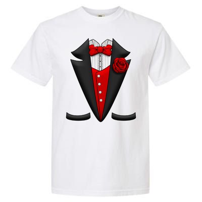 Red Rose Tuxedo Garment-Dyed Heavyweight T-Shirt