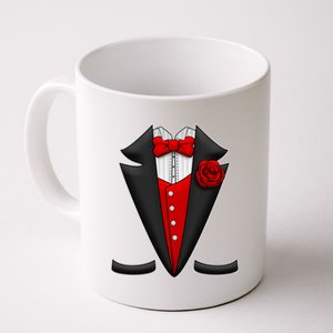 Red Rose Tuxedo Coffee Mug