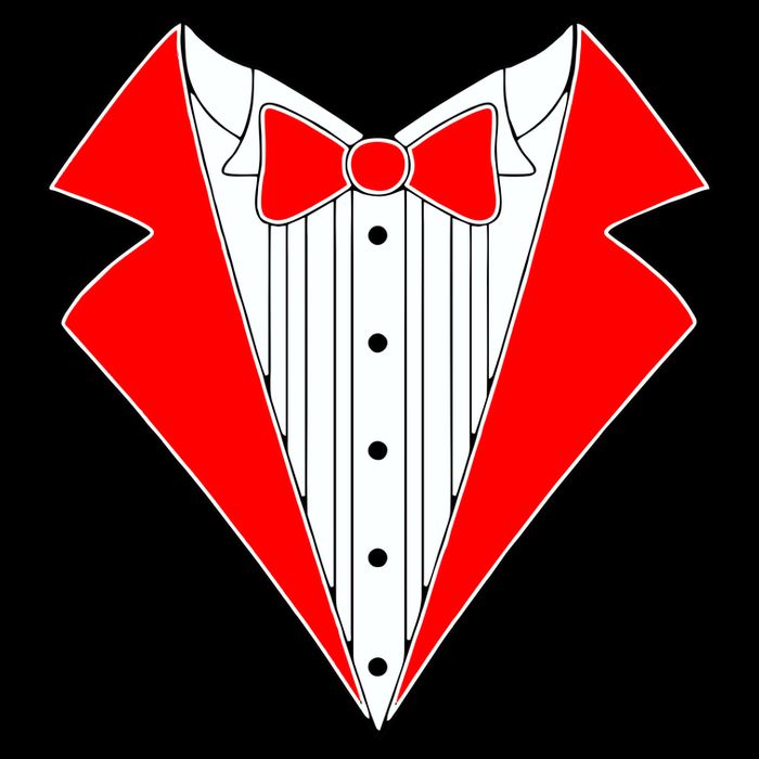 Red Tuxedo Wedding Tux Cooling Performance Crew T-Shirt