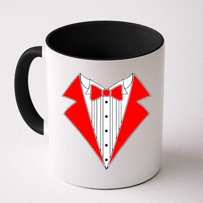 Red Tuxedo Wedding Tux Mug
