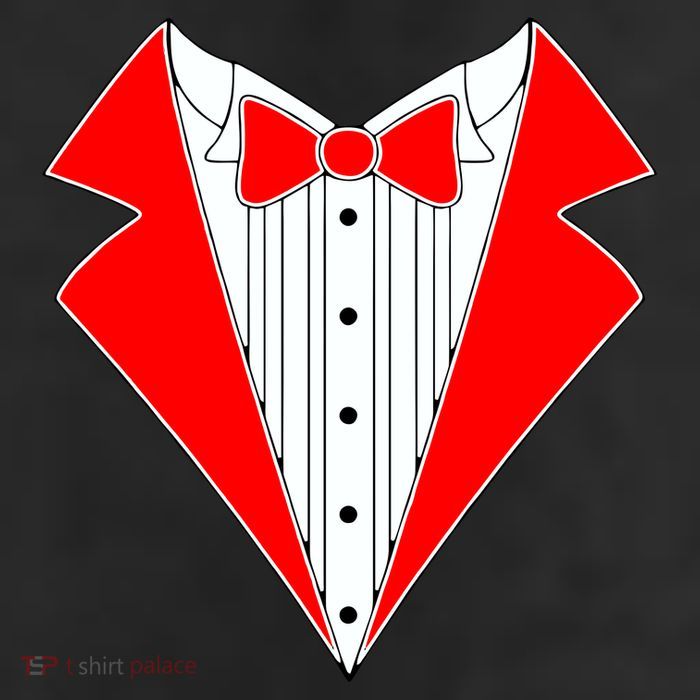 Red Tuxedo Wedding Tux 11oz C Handle Ceramic Mug