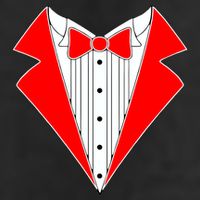 Red Tuxedo Wedding Tux 15oz Campfire Ceramic Mug