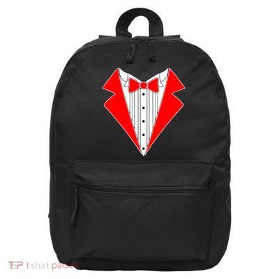 Red Tuxedo Wedding Tux 16 in Basic Backpack