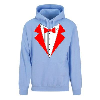 Red Tuxedo Wedding Tux Unisex Surf Hoodie