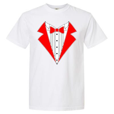 Red Tuxedo Wedding Tux Garment-Dyed Heavyweight T-Shirt