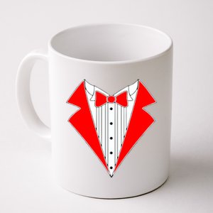 Red Tuxedo Wedding Tux Coffee Mug