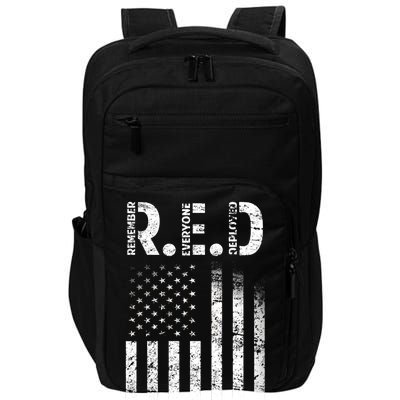 Red Until They All Come Home Impact Tech Backpack