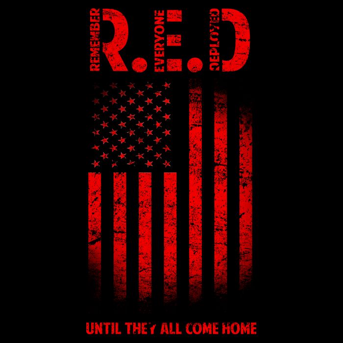 Red Until They All Come Home Mug