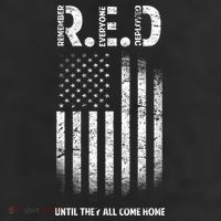 Red Until They All Come Home 11oz C Handle Ceramic Mug