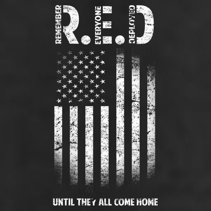 Red Until They All Come Home Beanie