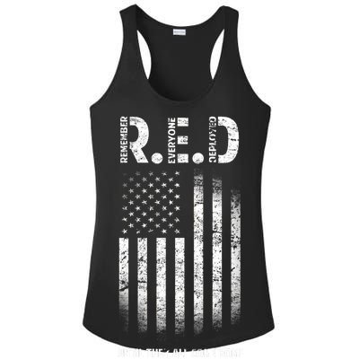 Red Until They All Come Home Ladies PosiCharge Competitor Racerback Tank