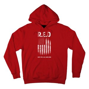 Red Until They All Come Home Hoodie