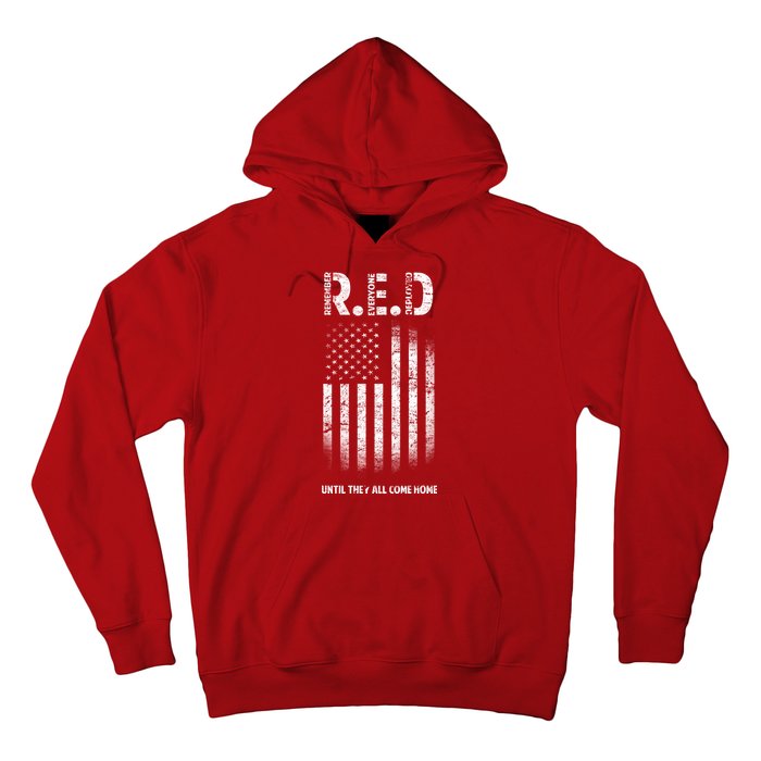 Red Until They All Come Home Hoodie