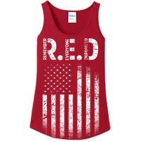 Red Until They All Come Home Ladies Essential Tank