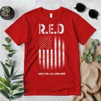 Red Until They All Come Home Premium T-Shirt