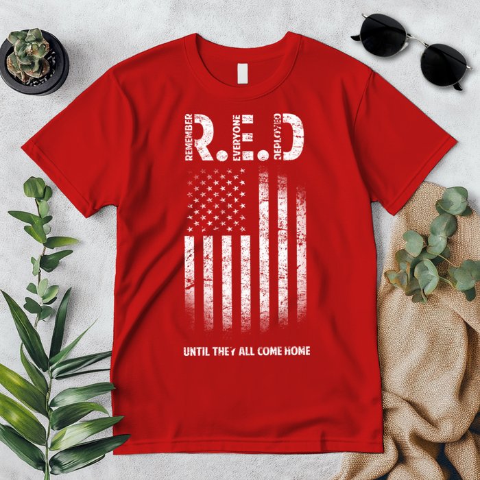 Red Until They All Come Home Premium T-Shirt
