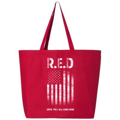 Red Until They All Come Home 25L Jumbo Tote