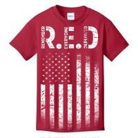 Red Until They All Come Home Kids T-Shirt