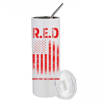 Red Until They All Come Home Stainless Steel Tumbler