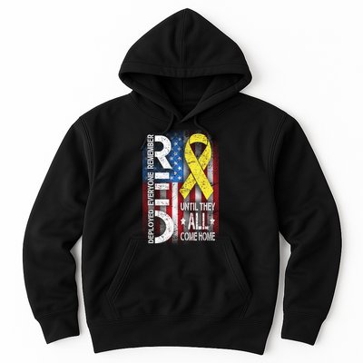 Red Until They All Come Home Tribute Hoodie