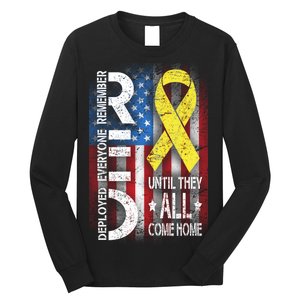 Red Until They All Come Home Tribute Long Sleeve Shirt