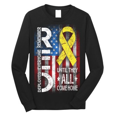 Red Until They All Come Home Tribute Long Sleeve Shirt