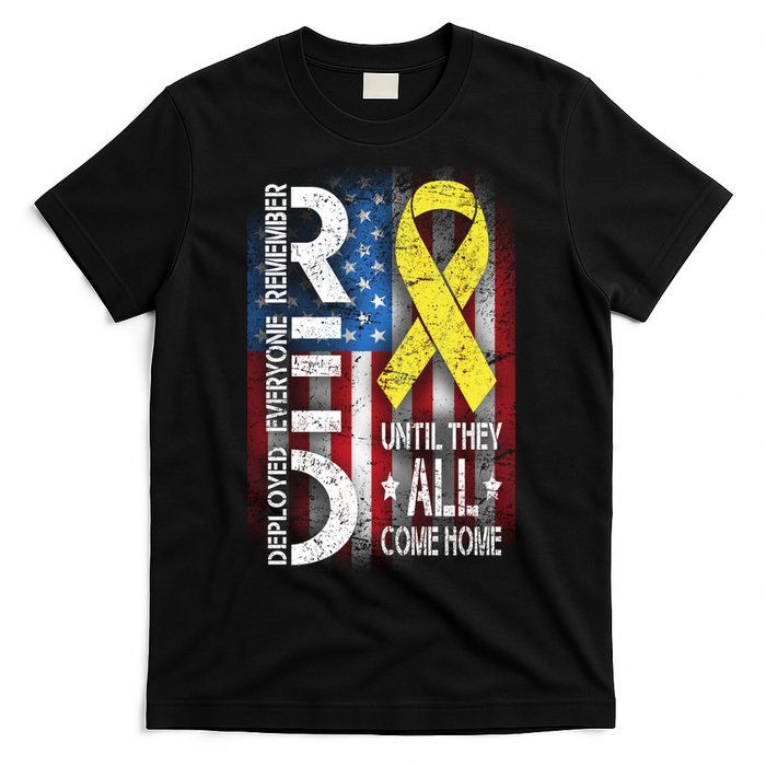 Red Until They All Come Home Tribute T-Shirt