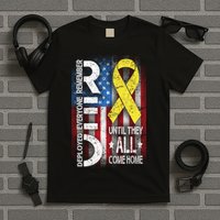 Red Until They All Come Home Tribute T-Shirt