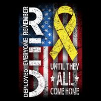 Red Until They All Come Home Tribute T-Shirt