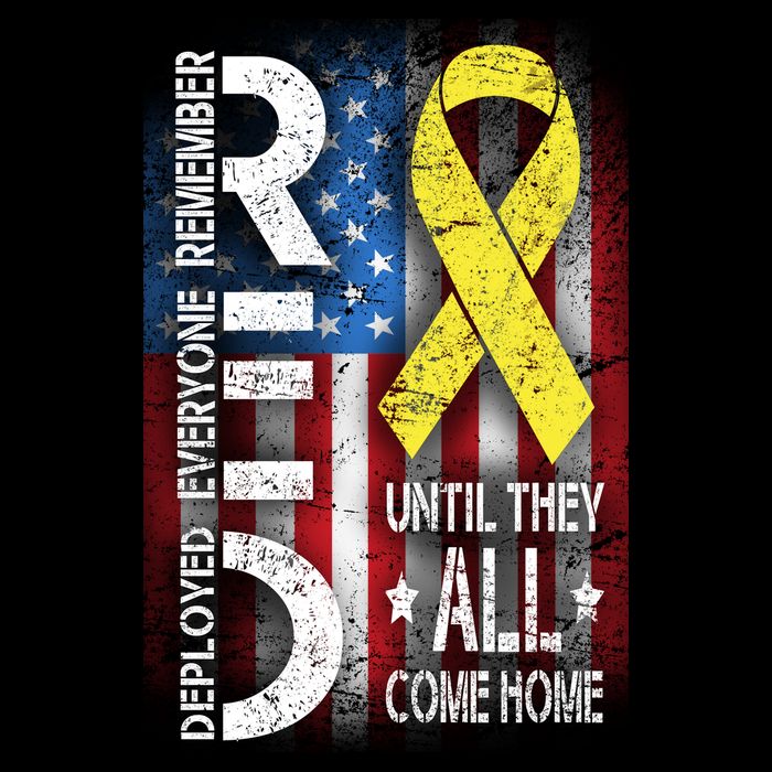 Red Until They All Come Home Tribute T-Shirt